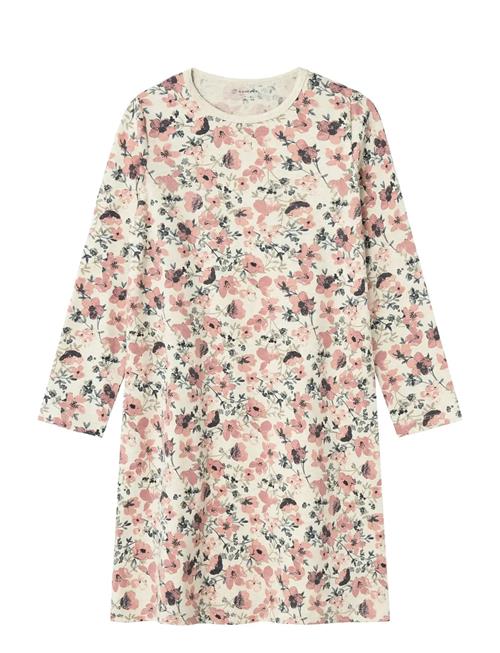 name it | Nkfnightgown Ls Nostalgia Flower Noos | 122-128