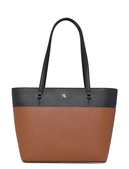 Lauren Ralph Lauren | Striped Leather Medium Karly Tote Bag | ONE SIZE