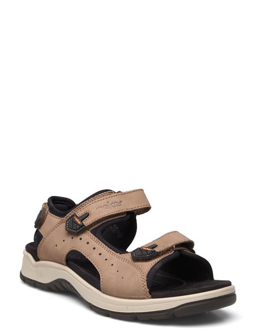 Rieker | Rieker Mens Sandals 26951-25 Brown | 44