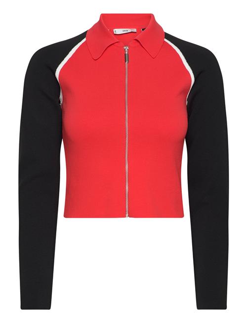 Mango | Zipper Crop Cardigan | S