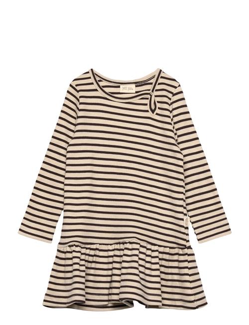 Petit Piao | Dress L/S Modal Striped | 92