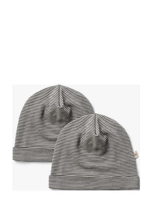 Wheat | 2 Wool Hat Emo | 6-8Y