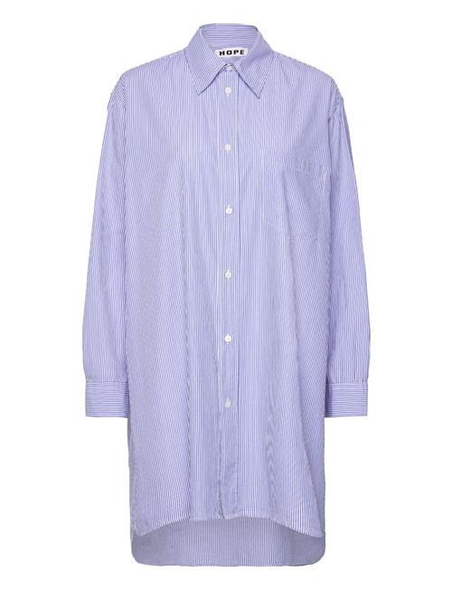 Hope | Garden Tunic Mid Blue Stripe | 34