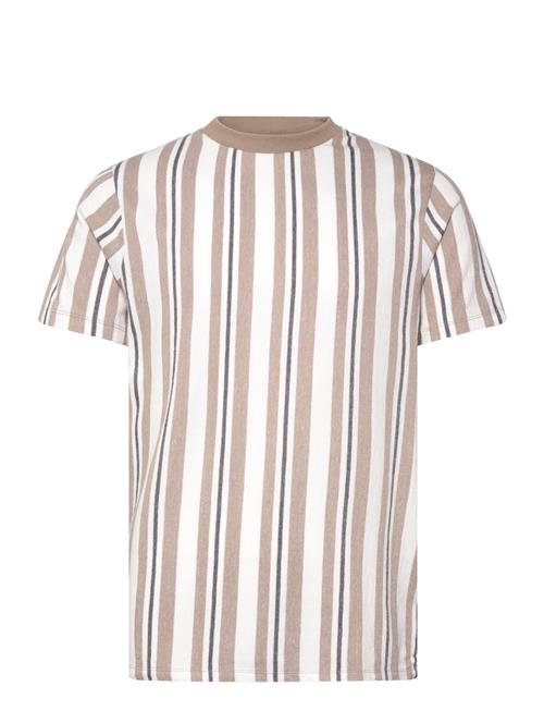 Lindbergh | Towel Striped O-Neck Tee S/S | XXXL