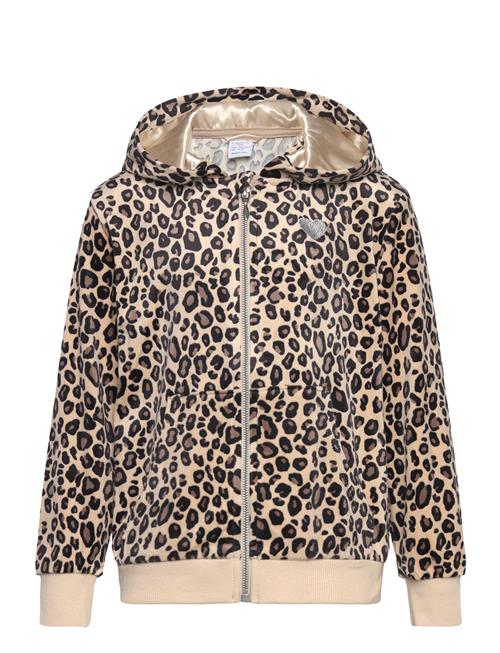 Lindex | Hoodjacket Velour Aop | 92