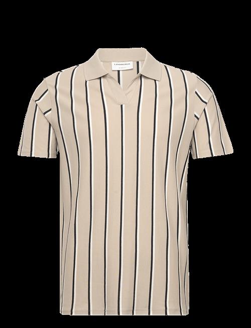 Lindbergh | Striped Piqué Polo Shirt S/S | XXXL