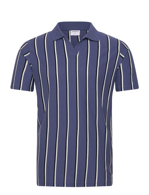 Lindbergh | Striped Piqué Polo Shirt S/S | XXXL