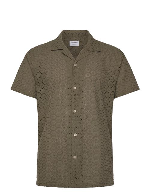 Lindbergh | Embroidery Cotton Shirt S/S | M