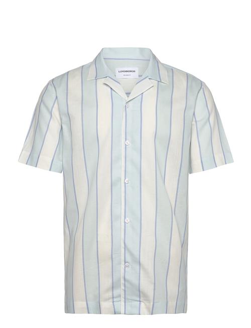 Lindbergh | Striped Linen/Cotton Shirt S/S | XXL