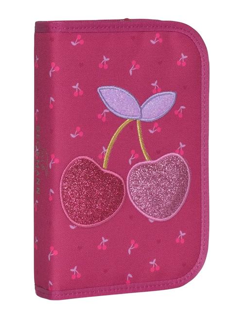 Beckmann Norway | Single Section Pencil Case W/Content, Cherry | ONE SIZE