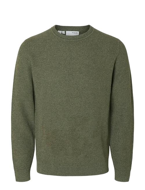 Selected | Slmross Ls Knit Structure Crew Neck Noos | M