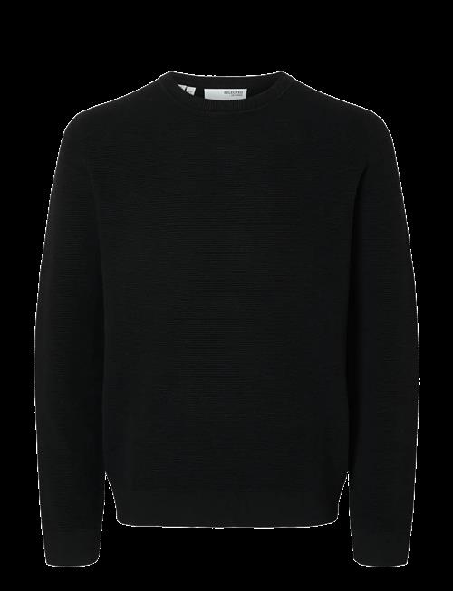 Selected | Slmross Ls Knit Structure Crew Neck Noos | XXL