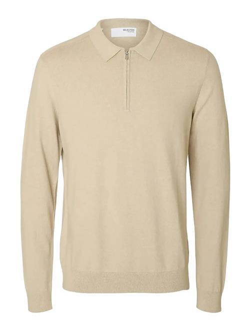 Selected | Slhberg Ls Half Zip Polo Noos | XXL