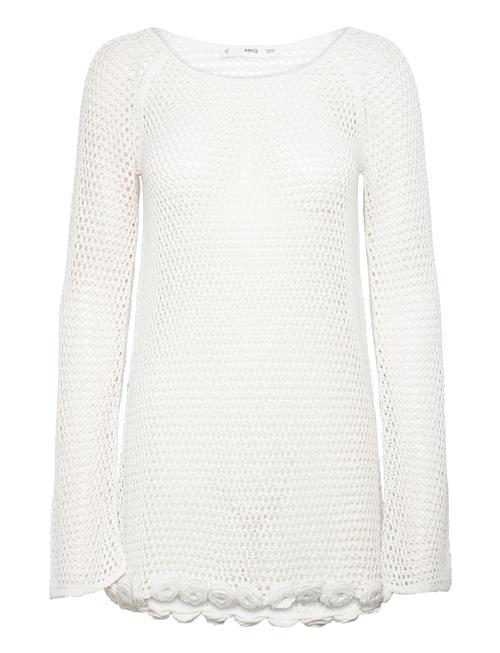 Mango | Floral Crochet Dress | L