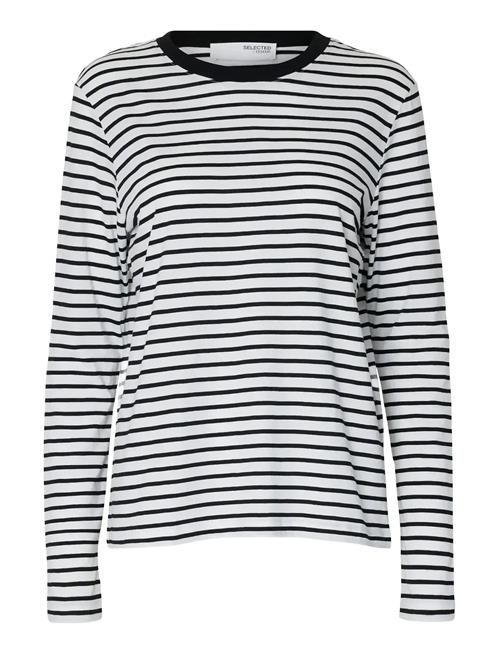 Selected | Slwessential Ls Striped O-Neck Tee Noos | S