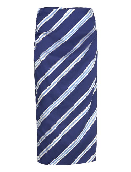 Mango | Slit Striped Skirt | 34