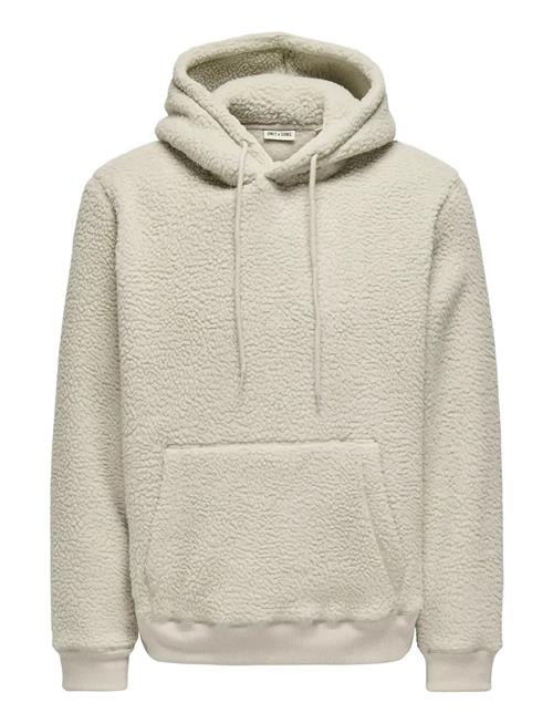 ONLY & SONS | Onsemilio Reg Teddy Hoodie Sweat Vd | S