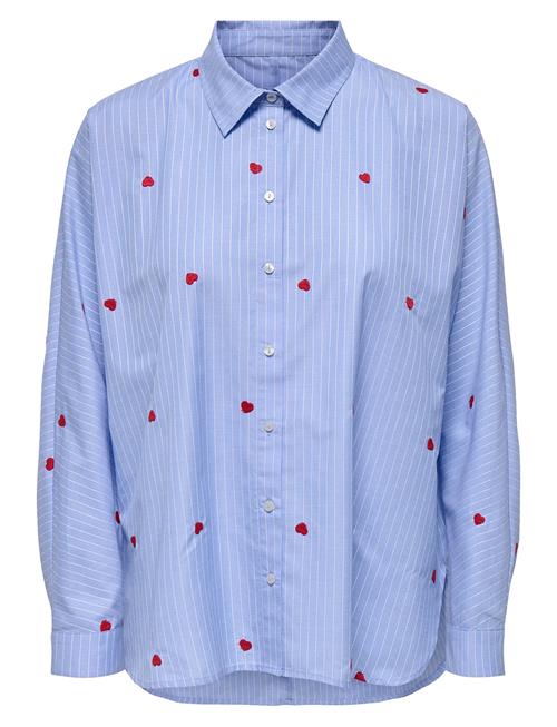 ONLY | Onlnew Lina Grace Str Emb Shirt Noos Wvn | XS