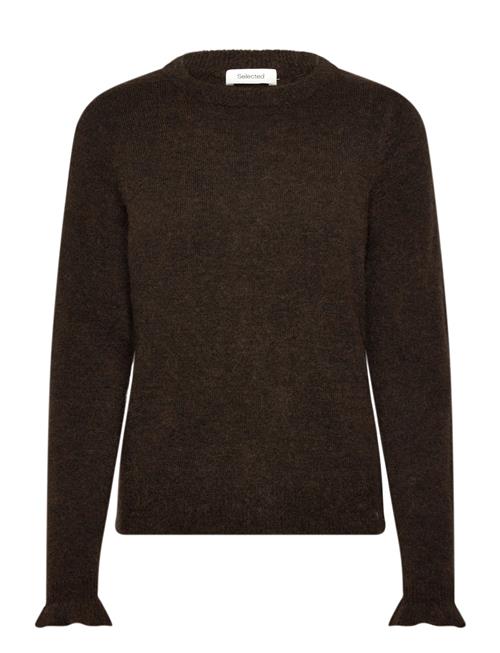 Selected | Slflulu Ls Knit Frill Cuff O-Neck Noos | XXL