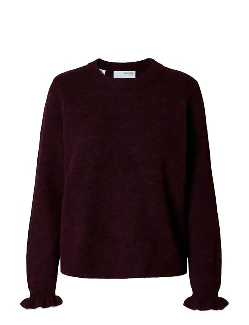 Selected | Slflulu Ls Knit Frill Cuff O-Neck Noos | M