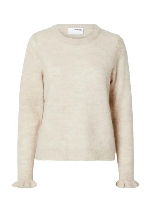 Selected | Slflulu Ls Knit Frill Cuff O-Neck Noos | XL