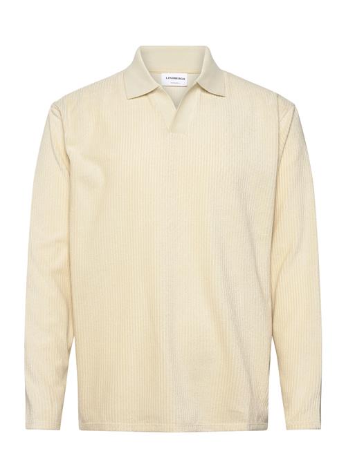 Lindbergh | V-Neck Jacquard Polo L/S | XXL