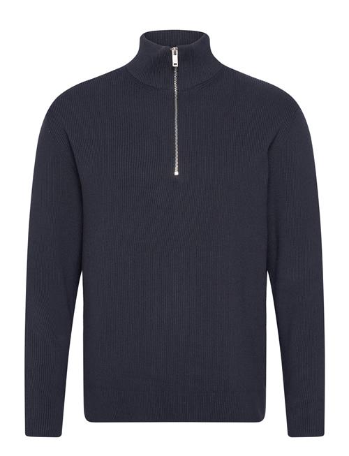 Lindbergh | Half Zip Rib Knit | L