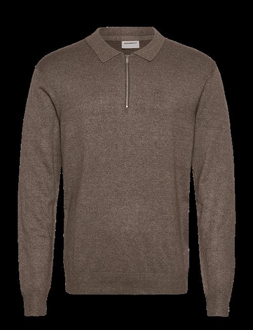Lindbergh | Ecovero L/S Zip Polo | M