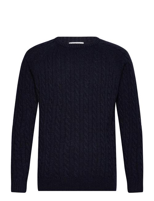 Lindbergh | Lambswool Raglan Cable O-Neck Knit | XL