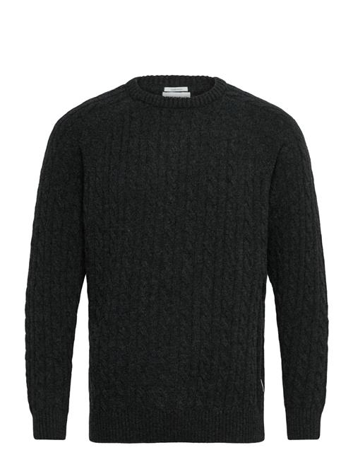Lindbergh | Lambswool Raglan Cable O-Neck Knit | M