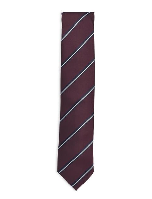 Lindbergh Black | Polyester Tie With Stripe 7 Cmpolyester Tie With Stripe 7 Cm | ONE SIZE