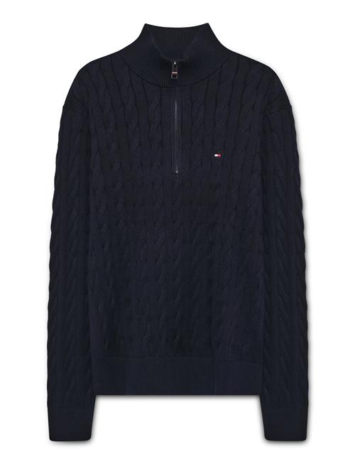 Tommy Hilfiger | Classic Cotton Cable Zip Mock | L
