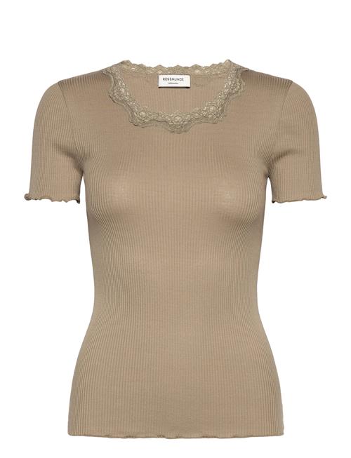 Rosemunde | Rwbeatha Silk Ss Lace T-Shirt | S