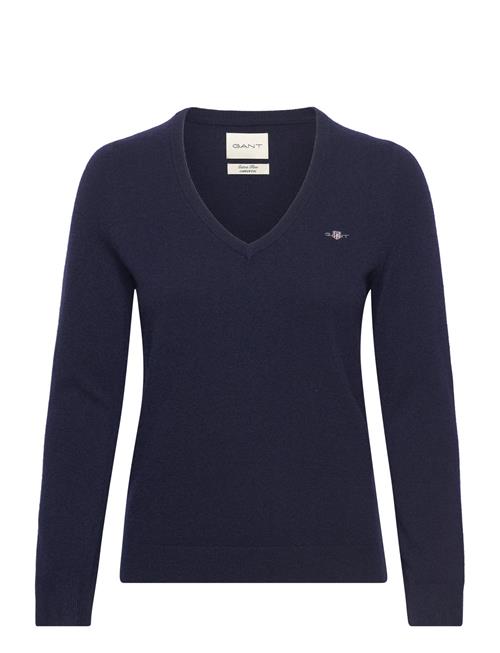 GANT | Extrafine Lambswool Blend V-Neck | XL