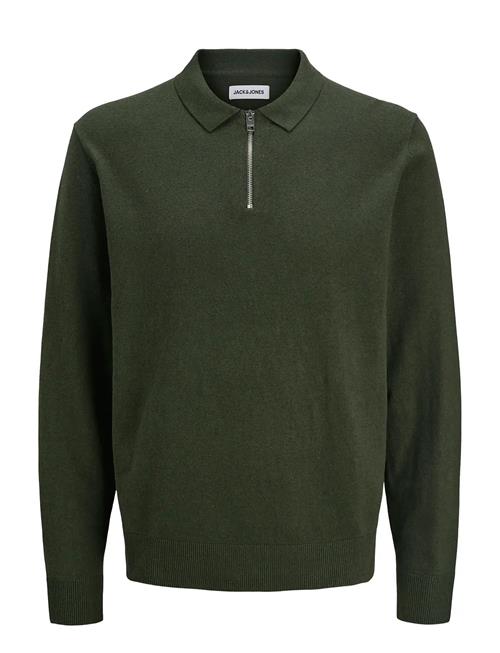 Jack & Jones | Jjeemil Knit Polo Half Zip Ls Noos | XL