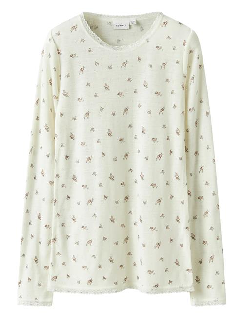 name it | Nkfwang Wool Needle Ls Top | 122-128