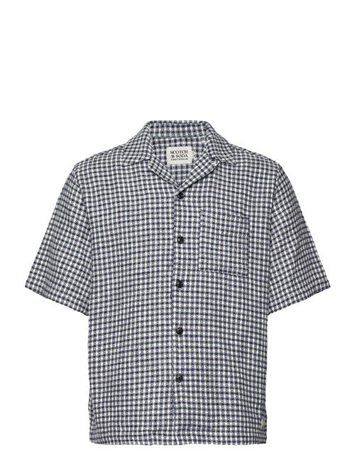 Scotch & Soda | Relaxed Fit Short Sleeve Jacquard Shirt | S