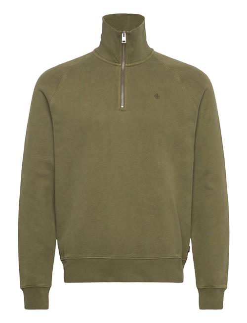 Morris | Maryon Half Zip Washed Sweatshirt | XS