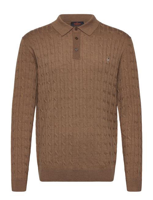 Morris | Merino Cable Polo Knit | XXL