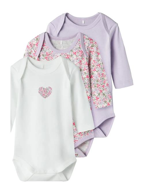 name it | Nbfbody 3P Ls Lilac Petit Flower Noos | 56