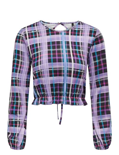 ONLY | Onlemilia L/S Open Back Frill Top Nn | L