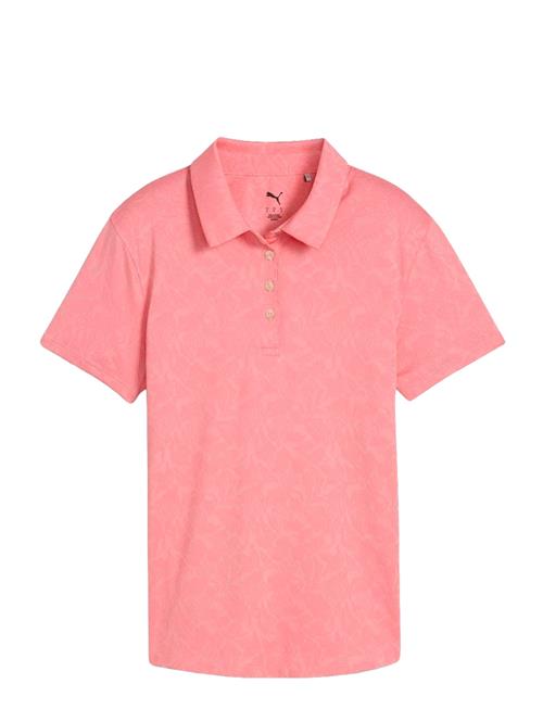 PUMA Golf | W Mattr Lianas Jacquard Ss Polo | S