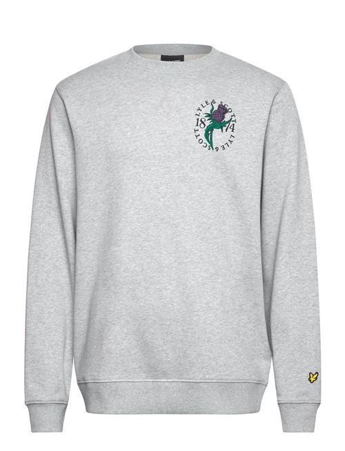 Lyle & Scott | Thistle Flora Printed Crew Neck Sweatshirt | L