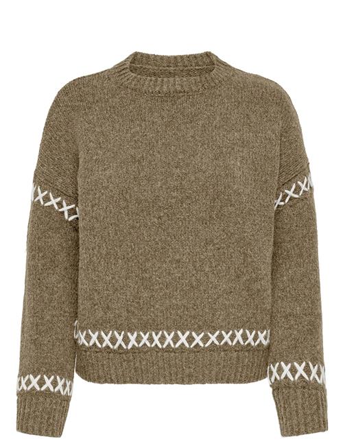 ONLY | Onlamanda Life Ls O-Neck Detail Cc Knt | L