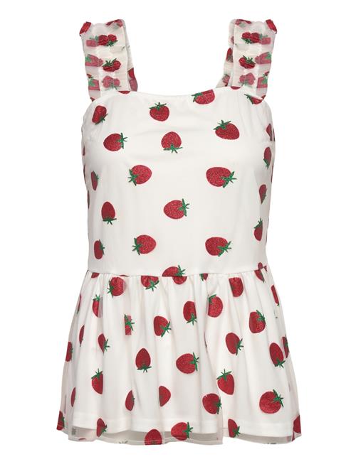 Noella | Berry Strap Top | XS