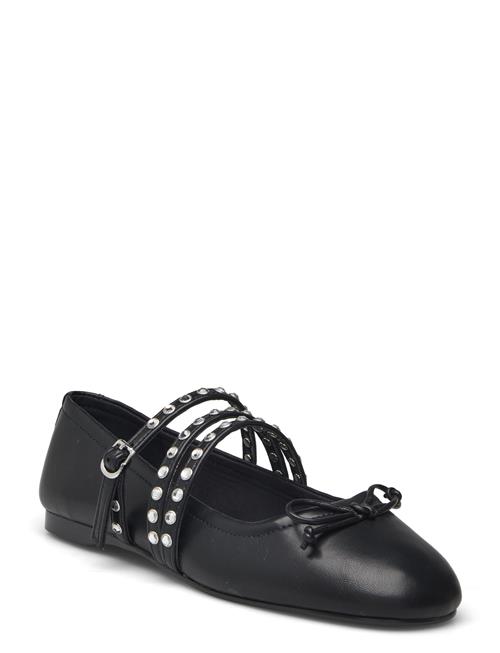Mango | Studded Ballet Flats With Straps | 39