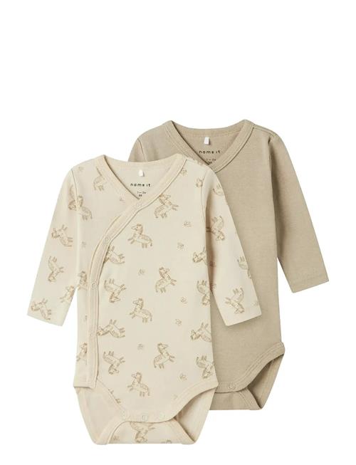 name it | Nbnbody 2P Ls Wrap Rainy Day Zebra Noos | 50