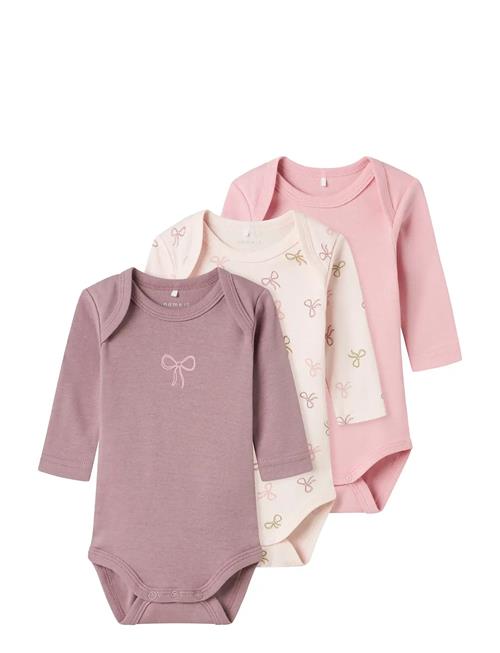 name it | Nbfbody 3P Ls Barely Pink Bow Noos | 74