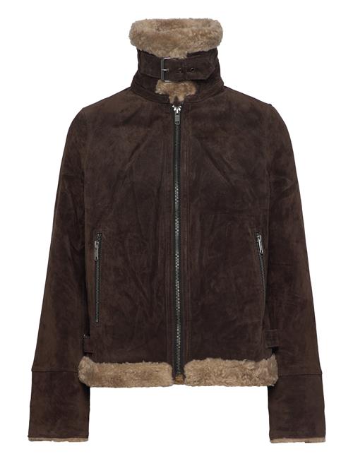 Jofama | Ciara Suede Shearling Jacket | 38