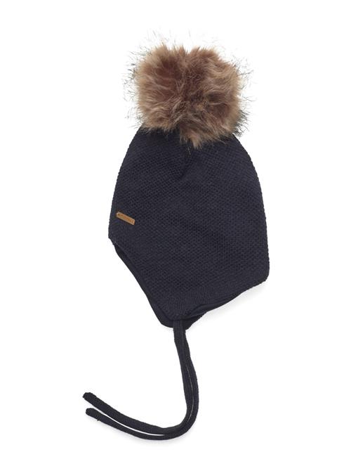 Minymo | Hat W. Detachable Fake Fur | 6-9M